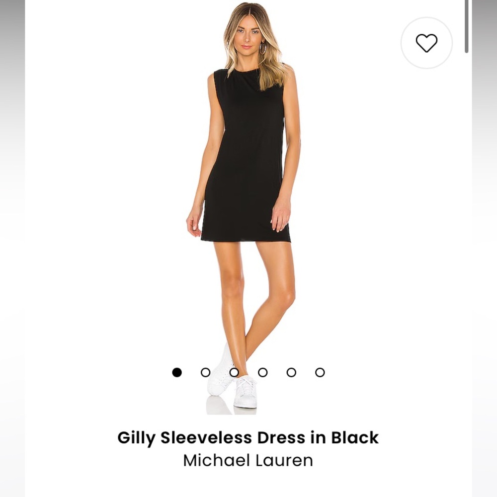 Gilly Sleeveless Dress in Black